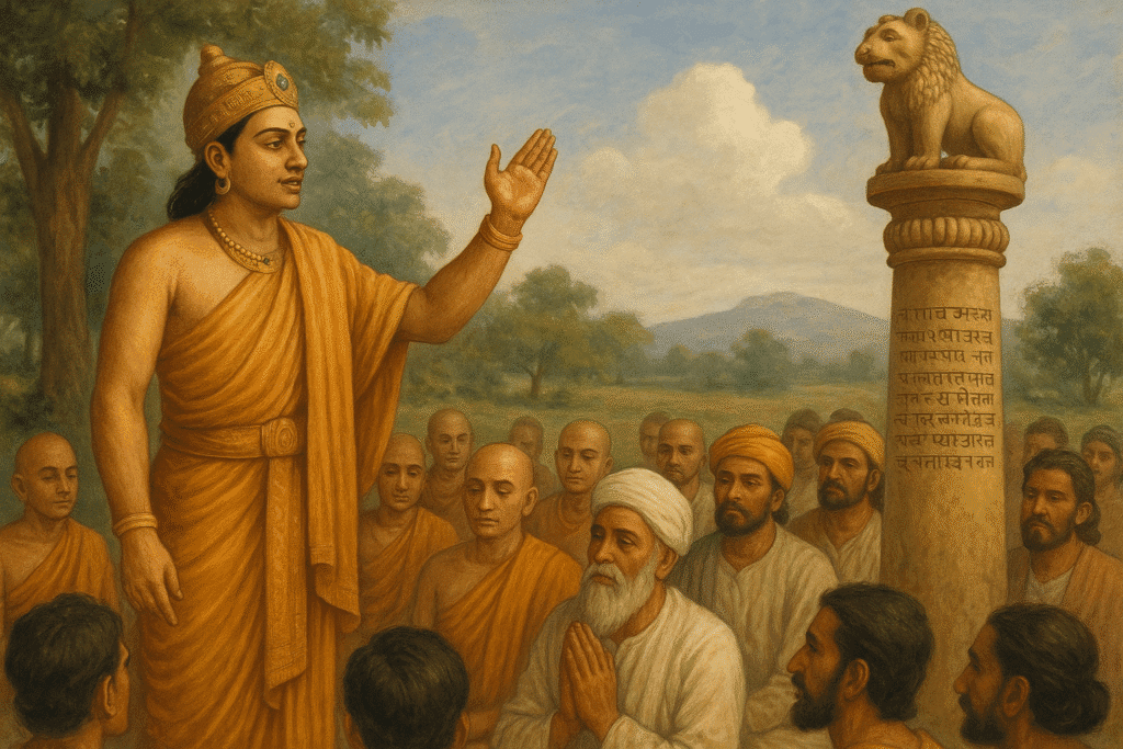 धर्म का प्रचार और अशोक के शिलालेख, एक अद्वितीय माध्यम