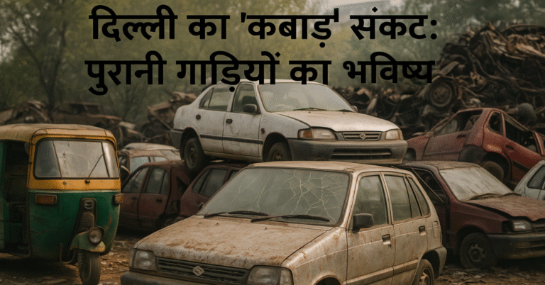 दिल्ली का 'कबाड़' संकट: पुरानी गाड़ियों का भविष्य