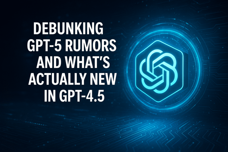 Debunking GPT-5 Rumors and What’s Actually New in GPT-4.5