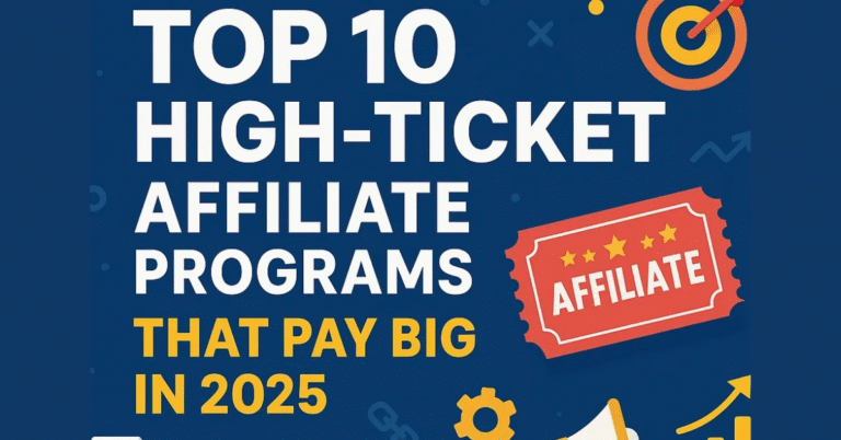 Top 10 High-Ticket Affiliate Programs That Pay Big In 2025