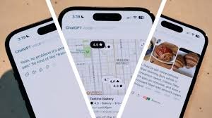 Maps and Visuals During Voice Conversation
